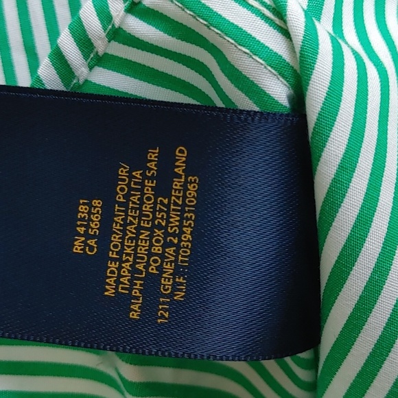 💚NWT Boys Ralph Lauren Striped Button Down Shirt - Picture 9 of 11